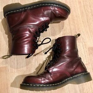 Dr. Martens Cherry lace up boots
